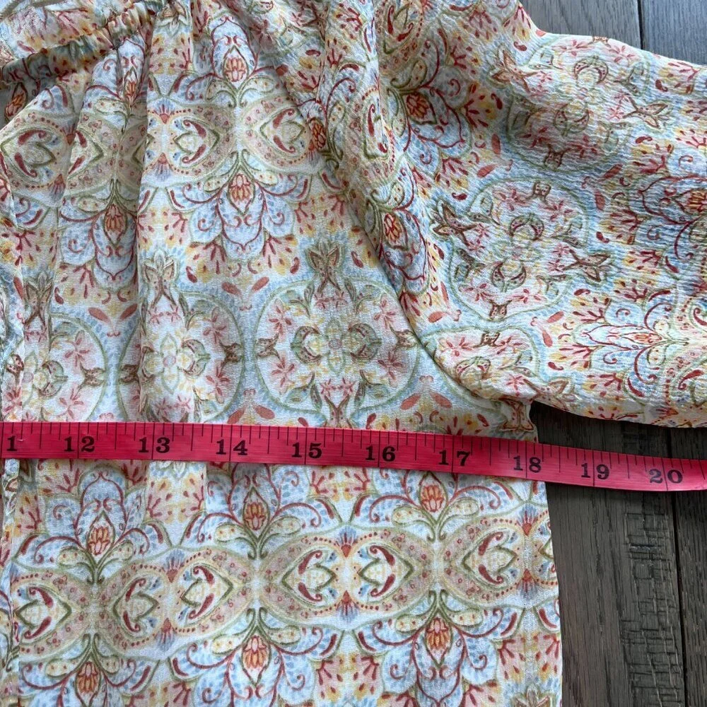 Show Me Your Mumu Birdie Floral Long Sleeve Mini Dress Size S - Picture 5 of 6